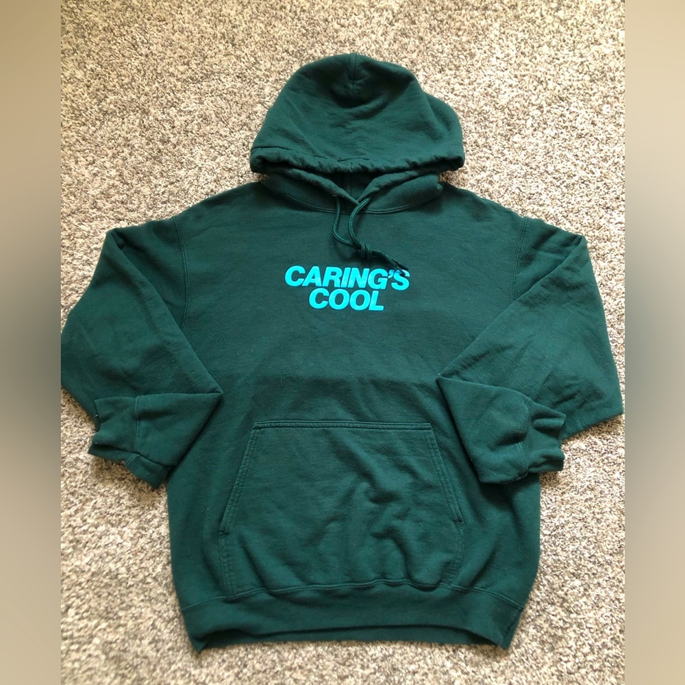 Lonely ghost hoodie “it’s cool to care”